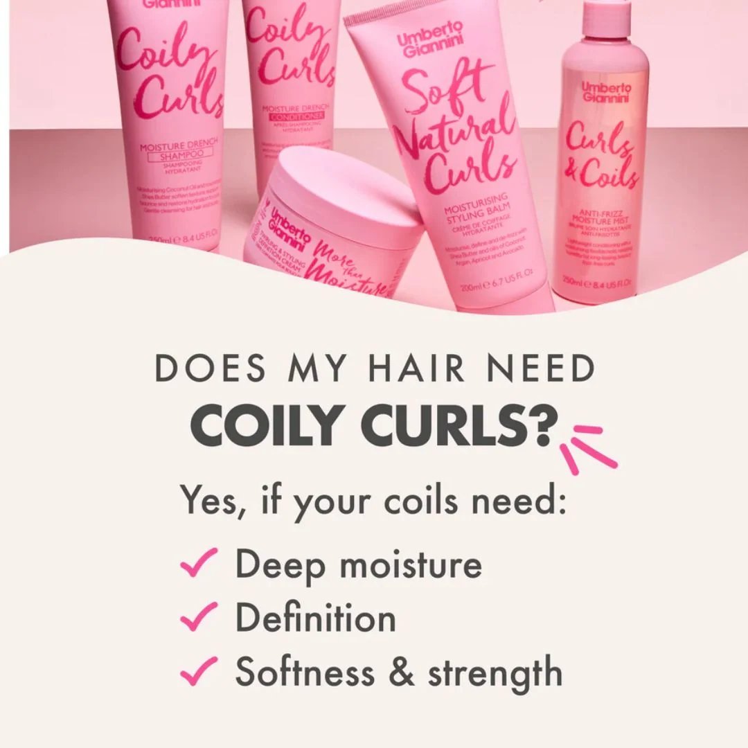 Umberto Giannini Coily Curls Moisture Shampoo 4