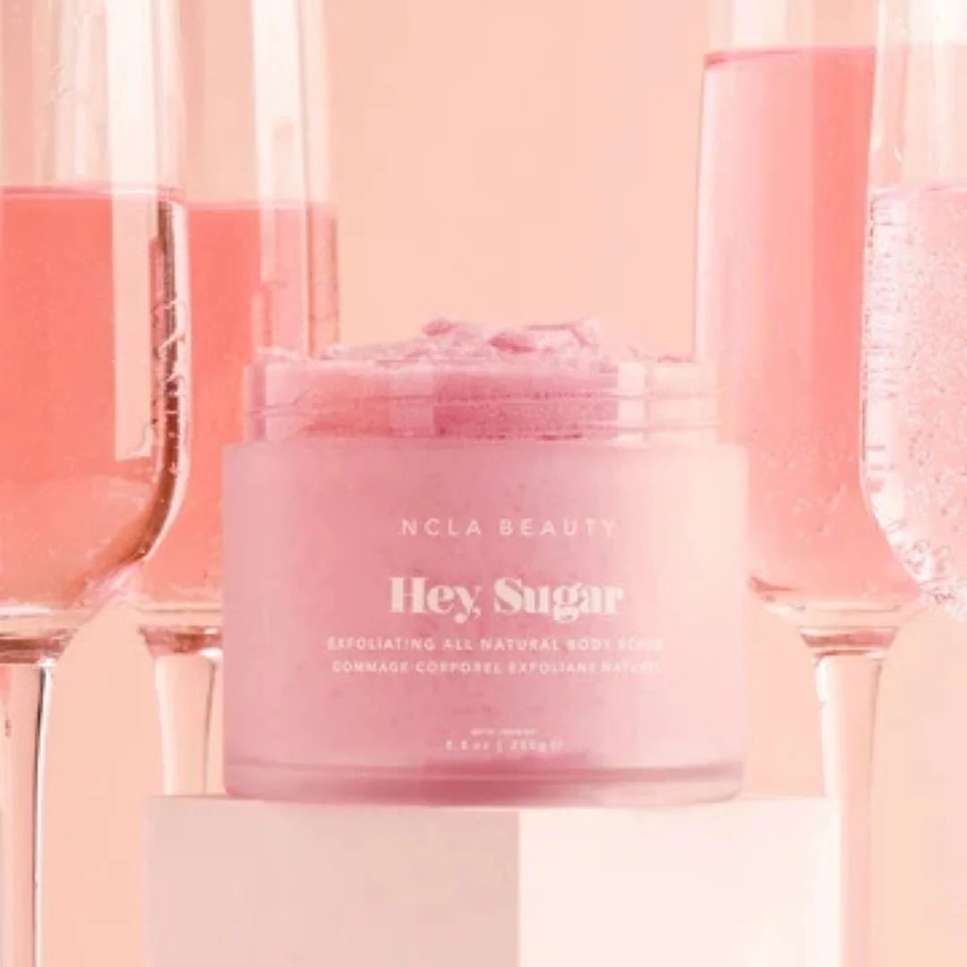 Hey Sugar Pink Champagne Body Scrub, 4