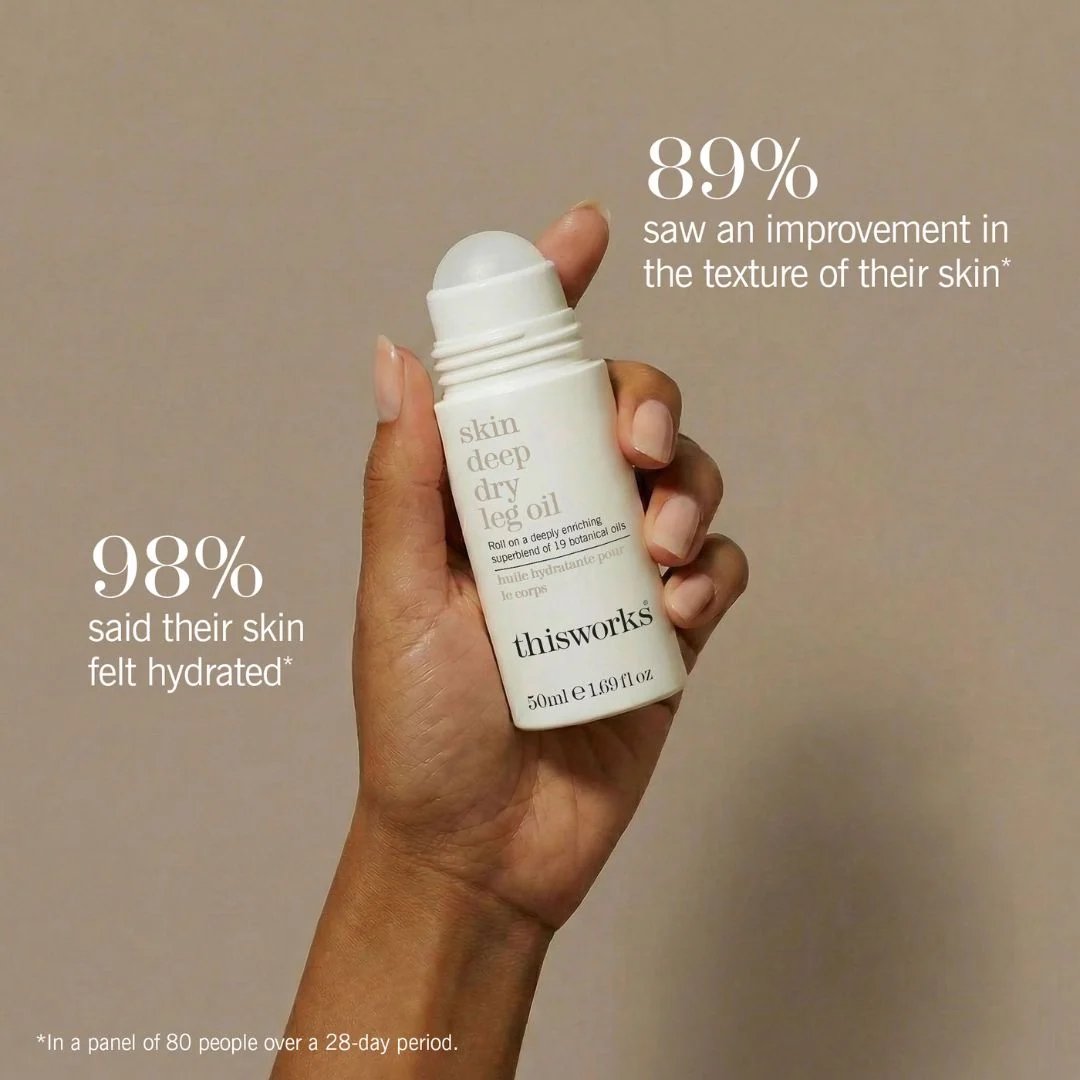 skin deep dry leg oil roller ball 50ml 2