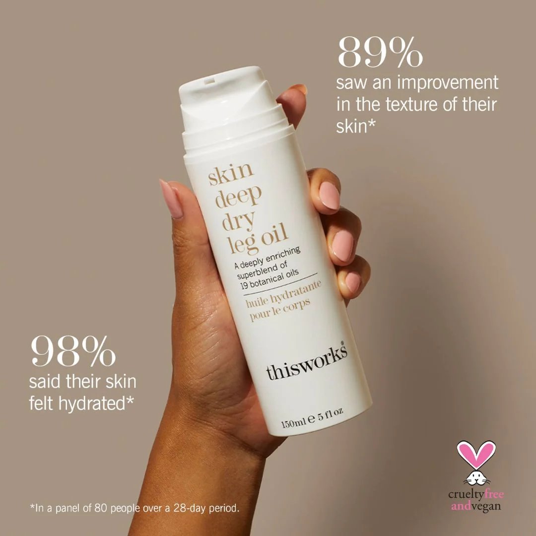 skin deep dry leg oil Shimmer serum  50ml 4