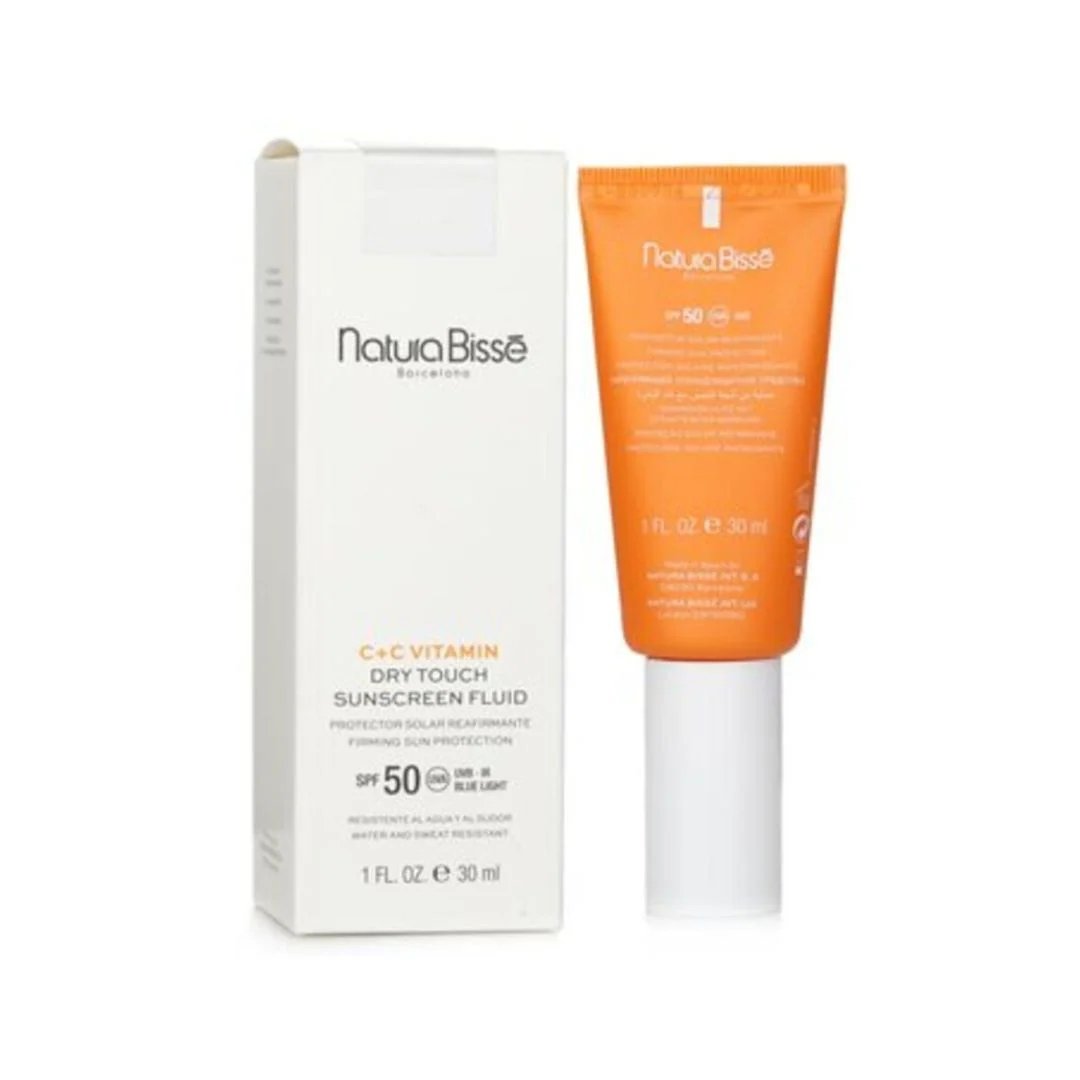 C+C Vitamin Dry Touch Sunscreen Fluid Firming Sun Protection SPF 50 Lotion 1 oz 3