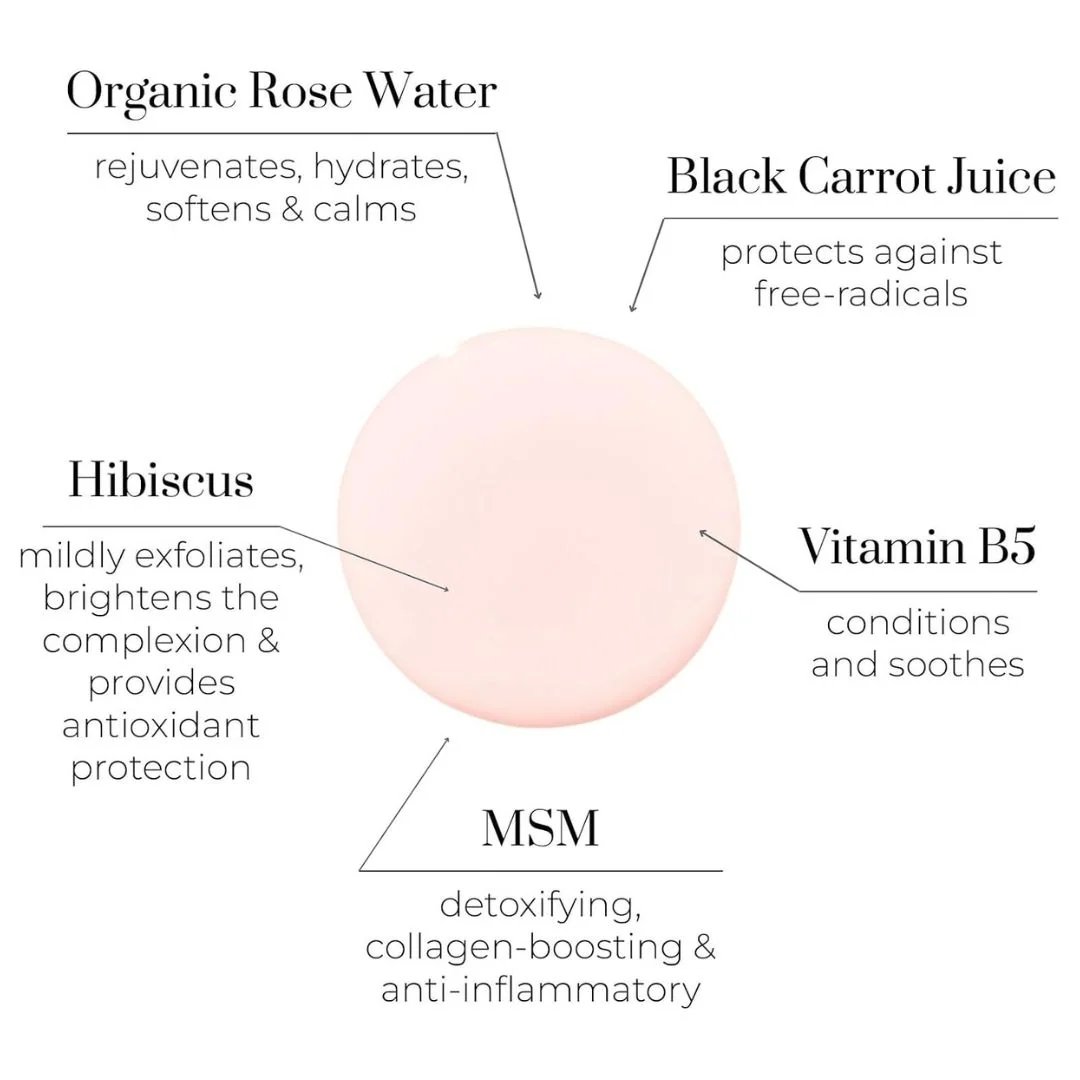 Floral Water Pure Rose & Msm Toner 150ml 3