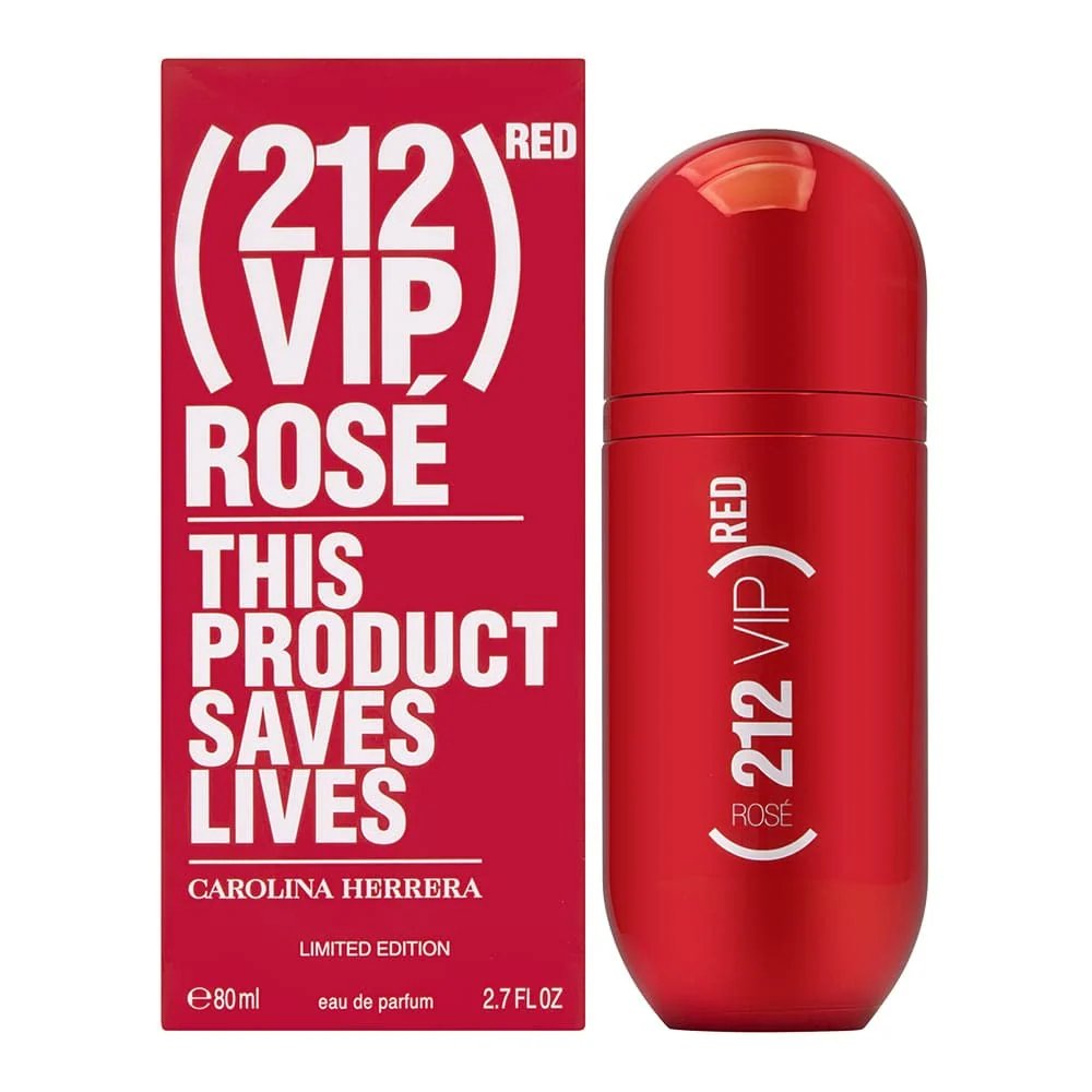 Carolina Herrera 212 Vip Rose Red Limited Edition EDP 80ML 2