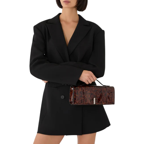 May Leopard Patent Clutch Bag 4