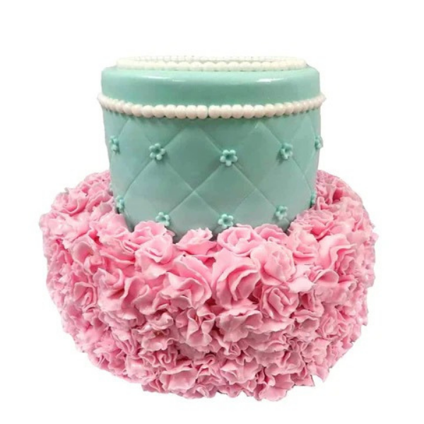 Tiffany Blue and Pink Roses
