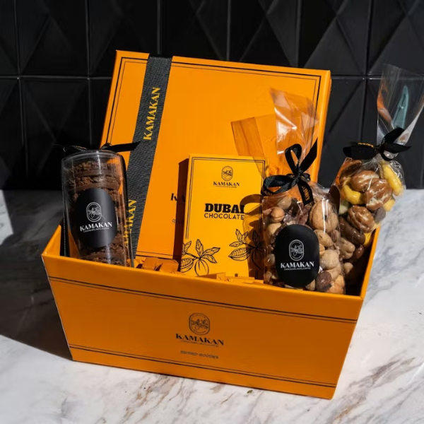 Gift Basket Yellow Medium