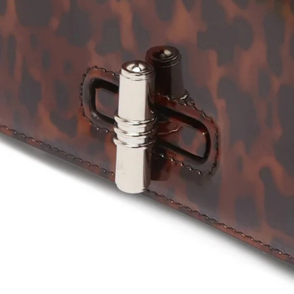 May Leopard Patent Clutch Bag 5