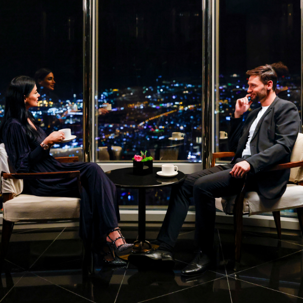 At the Top BURJ KHALIFA — VIP Lounge Levels 152, 153 & 154 with Canapés 3