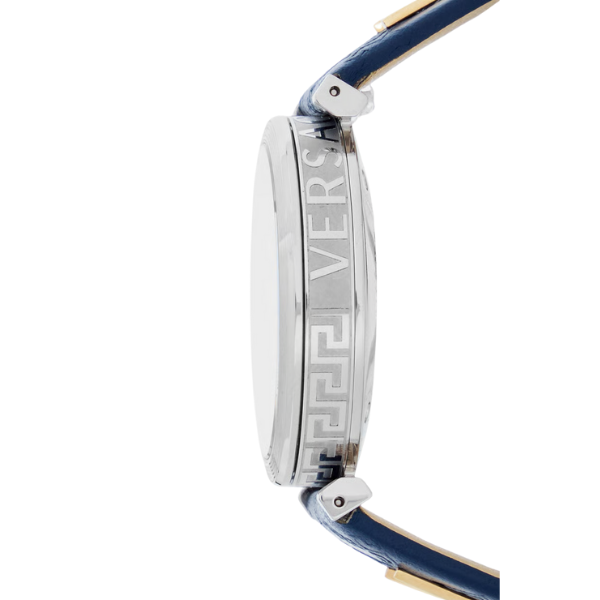 Women VELS00119 Leather Analog Watch 36mm, Blue 3
