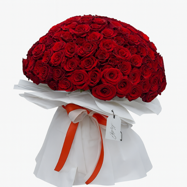 HB-0041 – Imperial Red Rose Grand Bouquet