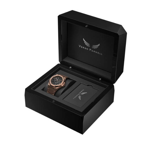 Aurora Rose Gold Skeleton Metal 5