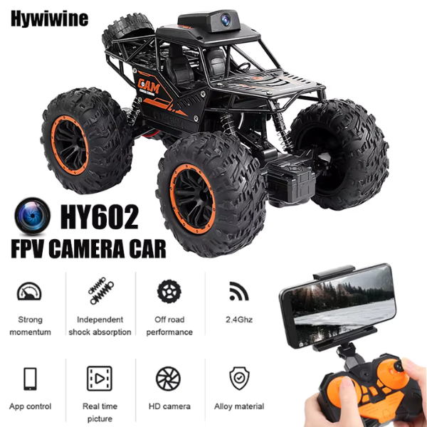 سيارة Rc مع كاميرا عالية الدقة FPV WIFI آلة على جهاز التحكم عن بعد حيلة 1:18 2.4G SUV التحكم عن بعد تسلق لعب للأطفال على علامة - AliExpress