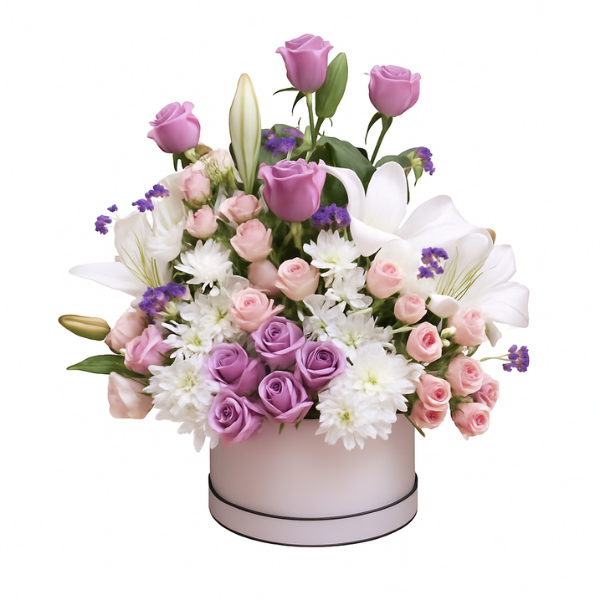 Lavender Grace – Mixed Floral Box