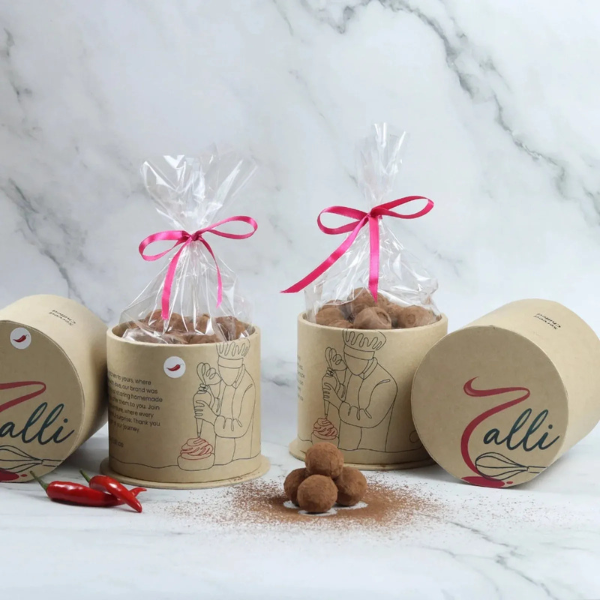7alli Chocolate Truffles (30pcs) + Chocolate Truffles w Chili Hint (30 pcs) 2