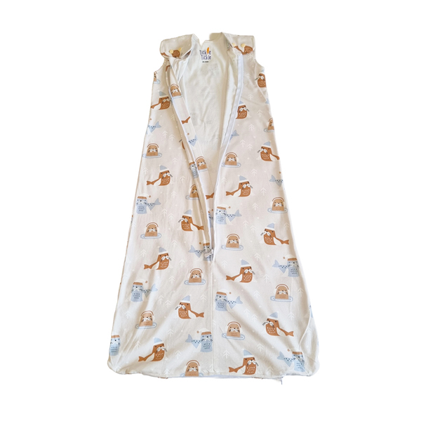 Tickle Tickle Organic Cotton Sleeping Bag-1.0 Tog -WallyWhisker- 3 M-4Y 7
