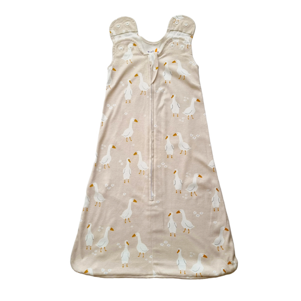 Tickle Tickle Organic Cotton Sleeping Bag-1.0 Tog - Dewey Duck- 3 M-3 Y 7