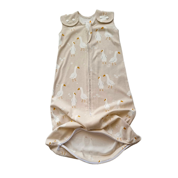 Tickle Tickle Organic Cotton Sleeping Bag-1.0 Tog - Dewey Duck- 3 M-3 Y 3