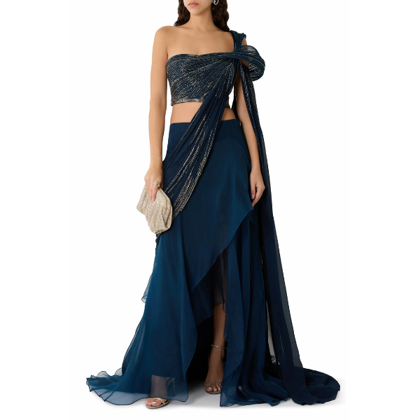Draped Saree Lehenga 3