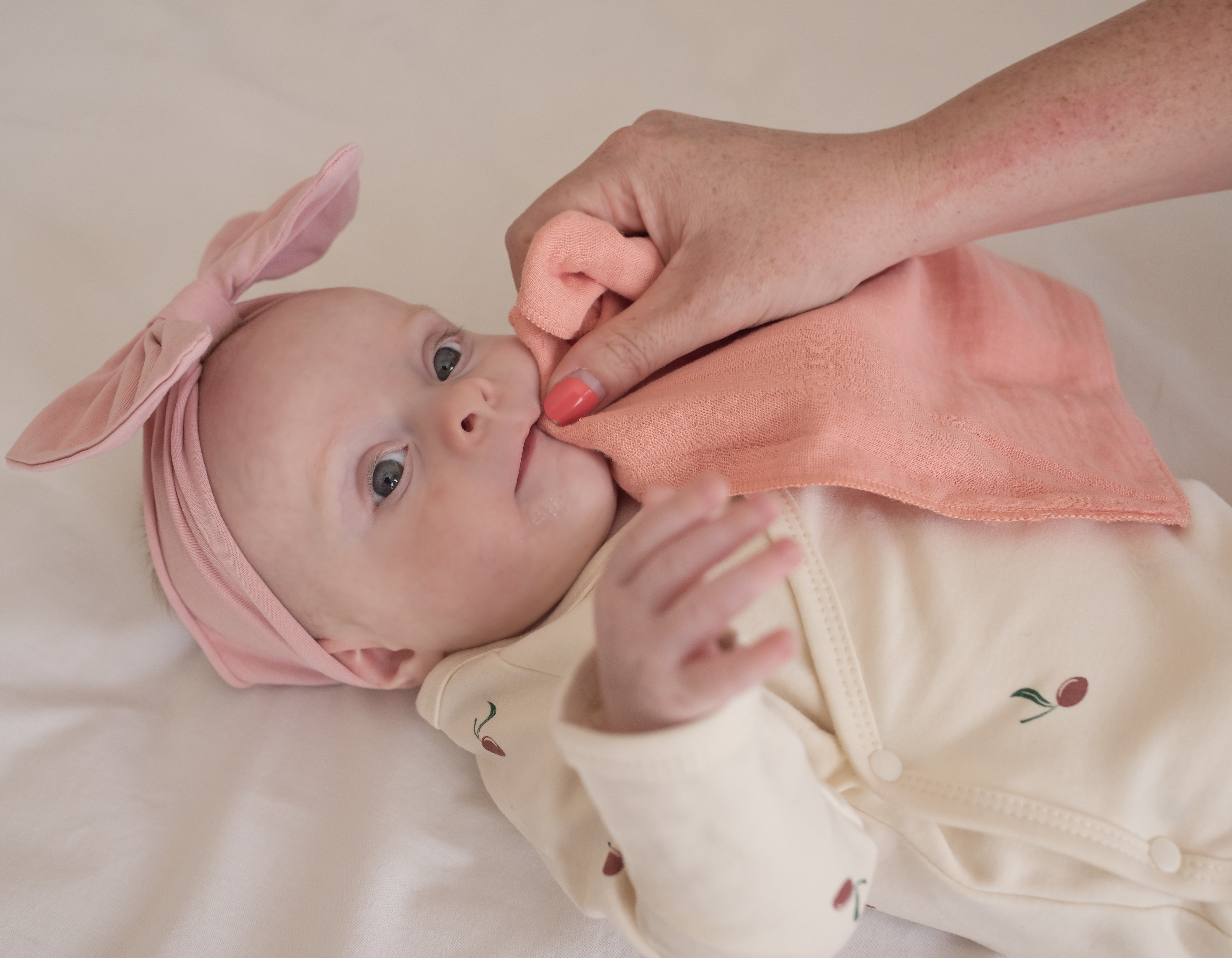 Value Pack of 3 Desert Spike Organic Muslin Face Cloths
