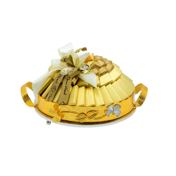 Golden Harmony Chocolate Tray