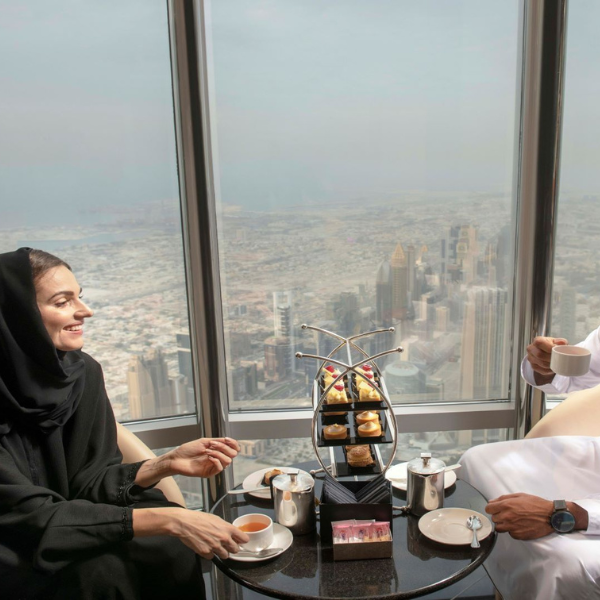 At the Top BURJ KHALIFA — VIP Lounge Levels 152, 153 & 154 with Canapés 4