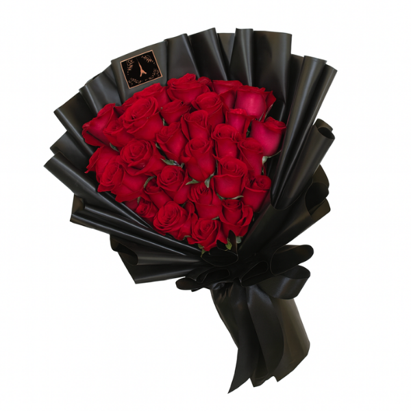 Red Rose Bouquet – 35 Premium Roses