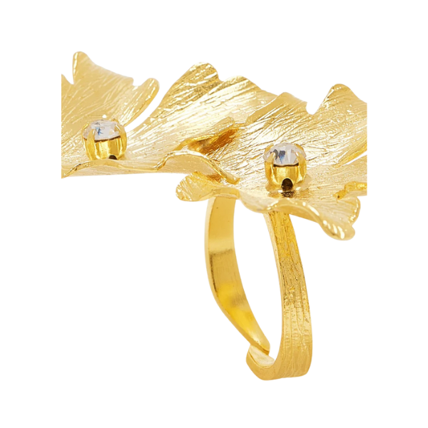 Mystic Vine Leaf ring 3