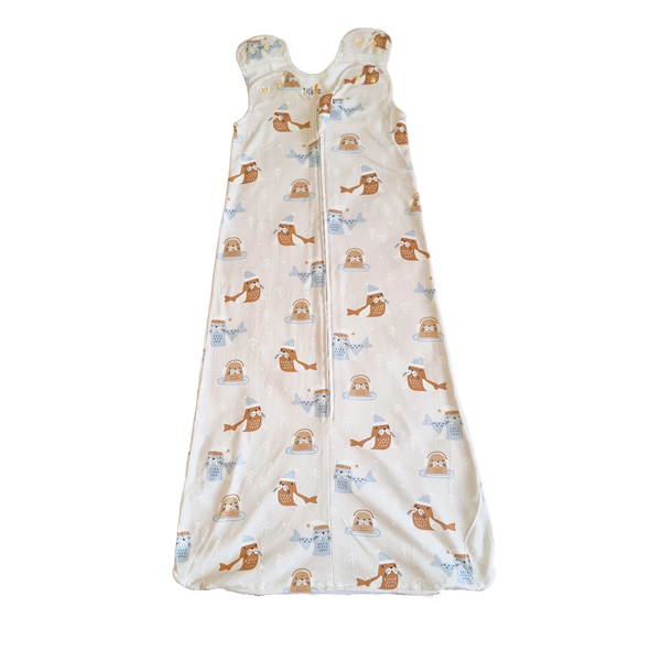 Tickle Tickle Organic Cotton Sleeping Bag-1.0 Tog -WallyWhisker- 3 M-4Y 8