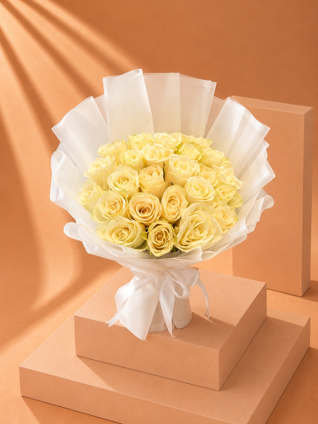 Elegant White Rose Bouquet 2