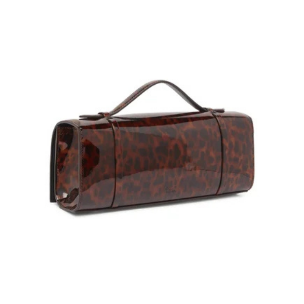 May Leopard Patent Clutch Bag 2