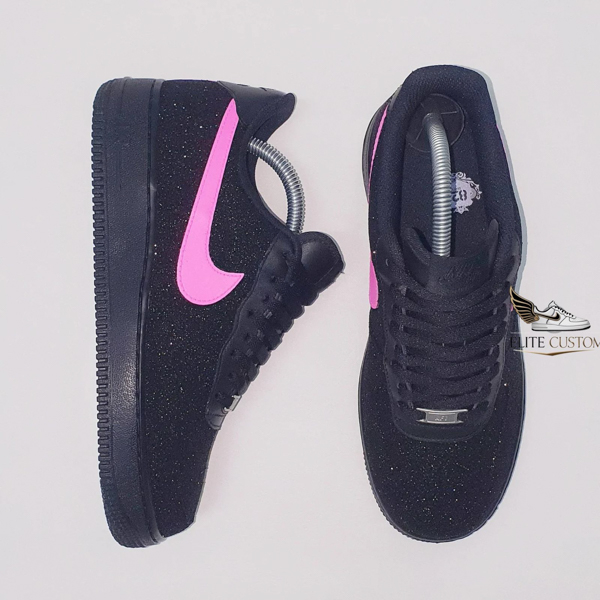 Black galaxy X hot pink nike swoosh 7