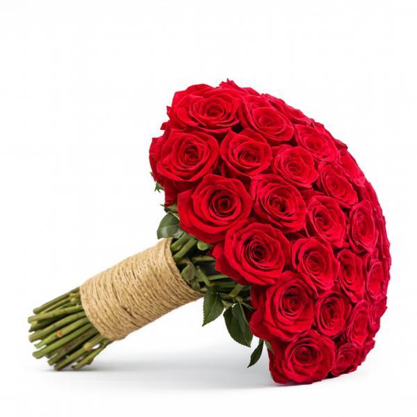 “Miss You” Bouquet – 35 Red Roses