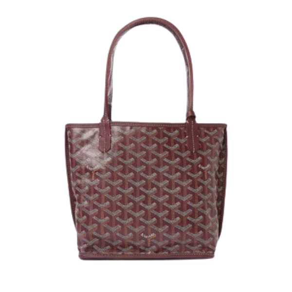 Unused Mini Anjou Tote Bag in Goyardine Canvas