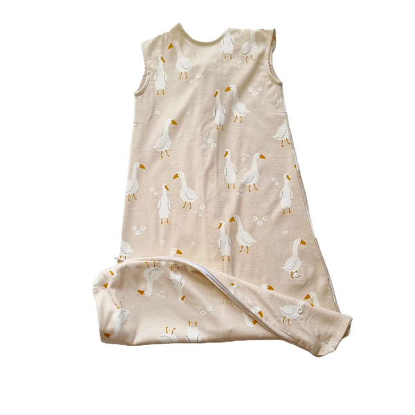 Tickle Tickle Organic Cotton Sleeping Bag-1.0 Tog - Dewey Duck- 3 M-3 Y 4