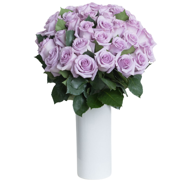 Lavender Whisper – 25 Roses Bouquet