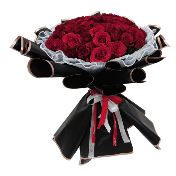 HB-0026 – Royal Velvet Red Grand Bouquet