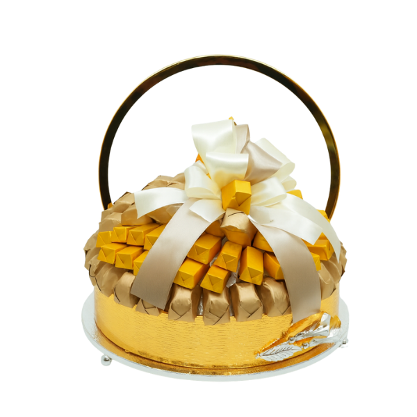 Golden Bliss Chocolate Basket