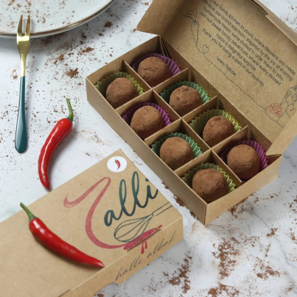 7alli Chocolte Truffles w Chili Hint (8 pcs) 2