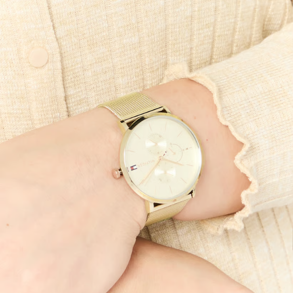 Women 1781943 Stainless Steel Analog Watch 40 mm, Gold 5