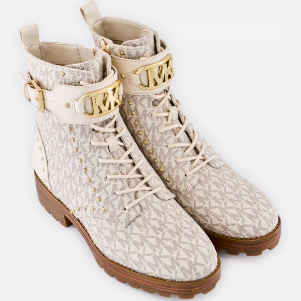 Women Kincaid Zipper Closure Ankle Boots, Cream 4