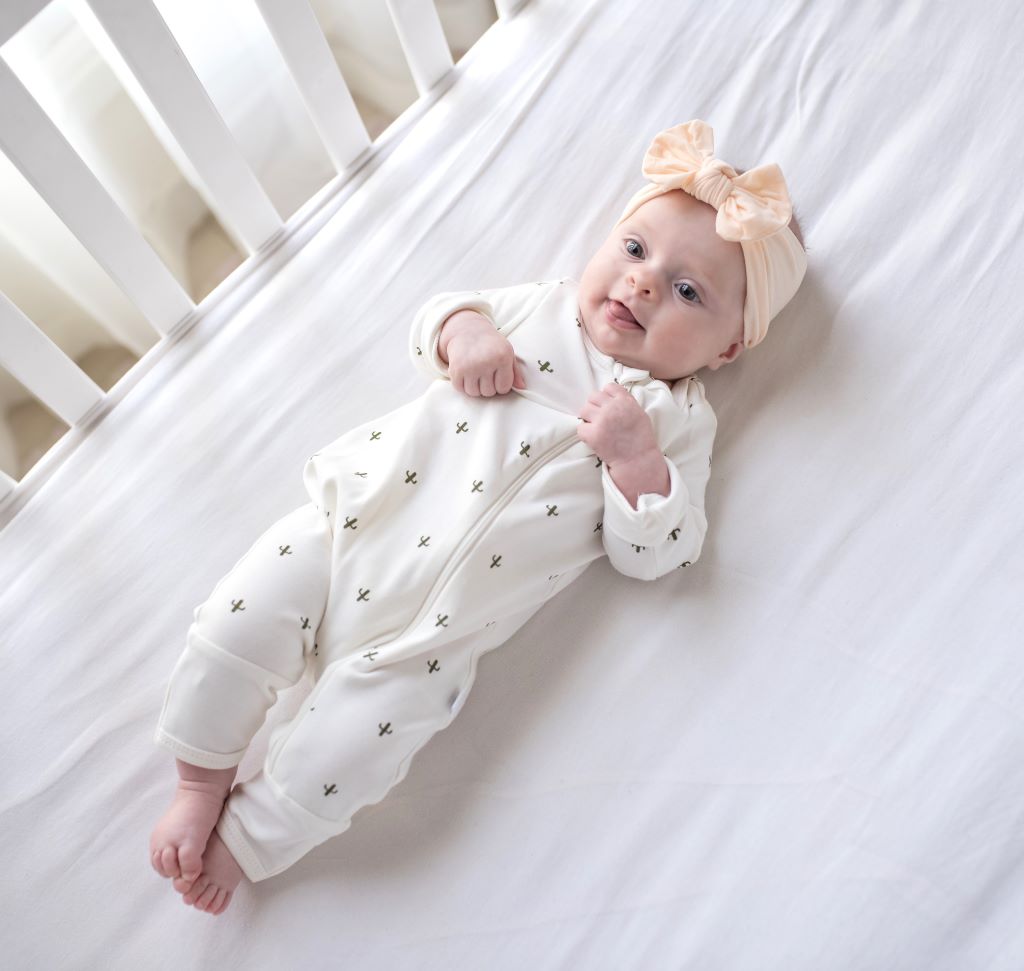 Tickle Tickle Desert Spiky Organic Zipup Sleepsuit Newborn-2 years