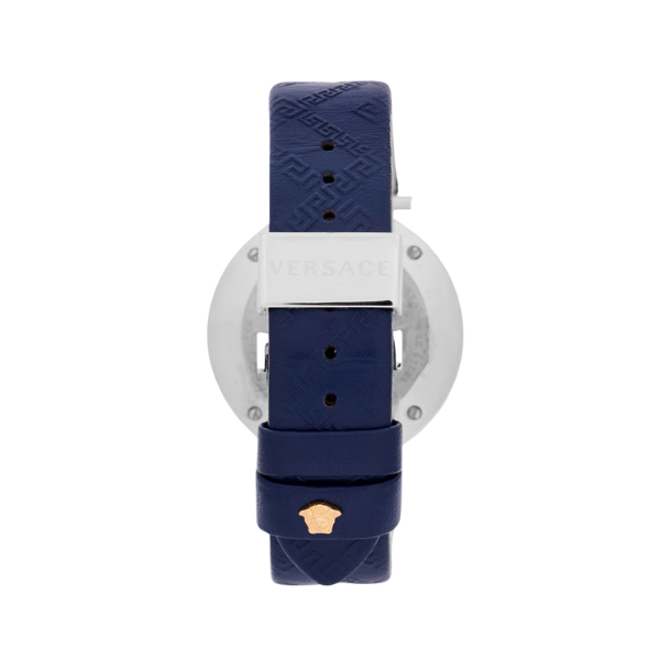 Women VELS00119 Leather Analog Watch 36mm, Blue 4
