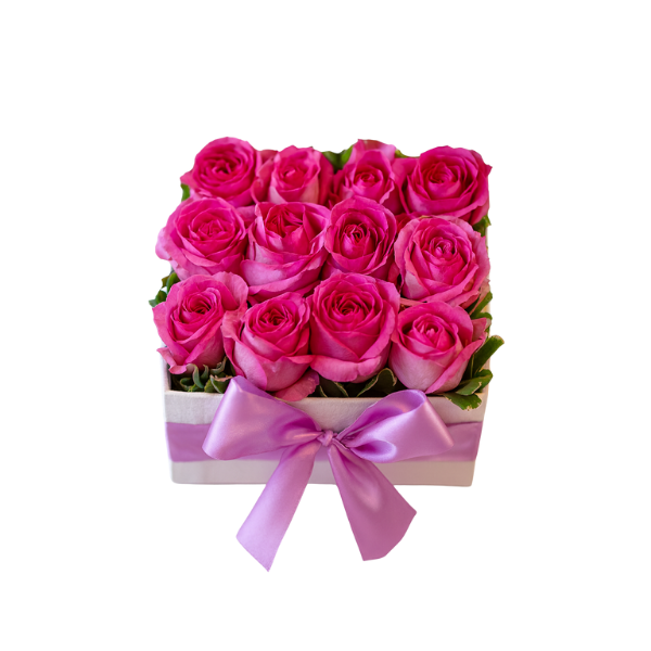 Pink Delight – Roses in Gift Box