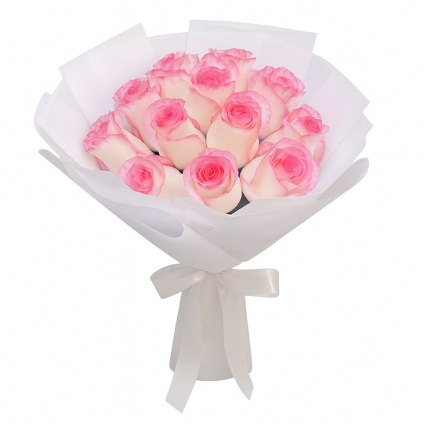 Pink Beauty – 18 Pink Roses