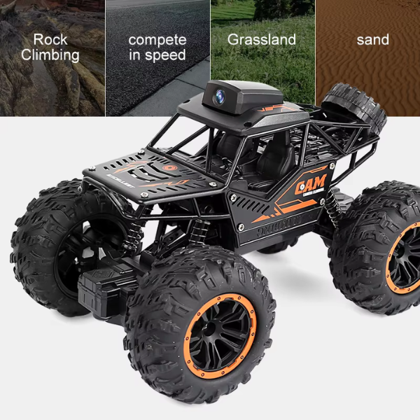 سيارة Rc مع كاميرا عالية الدقة FPV WIFI آلة على جهاز التحكم عن بعد حيلة 1:18 2.4G SUV التحكم عن بعد تسلق لعب للأطفال على علامة - AliExpress 3