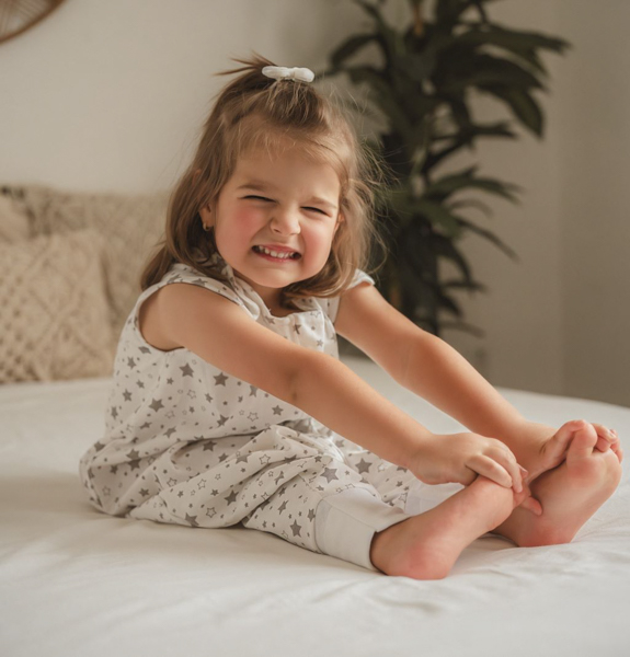 Organic Cotton Sleeping Bag with Feet - 1.0 TOG-Galaxy 1 to 4 Y 7