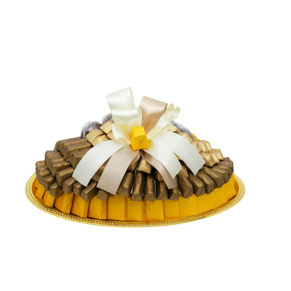 Golden Luxe Chocolate Pyramid Tray