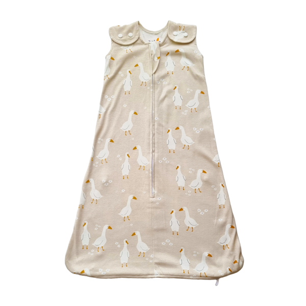 Tickle Tickle Organic Cotton Sleeping Bag-1.0 Tog - Dewey Duck- 3 M-3 Y 6
