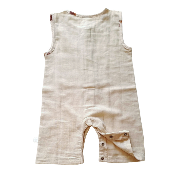 Tickle Camelot Organic Muslin Romper 0-3 Years 3