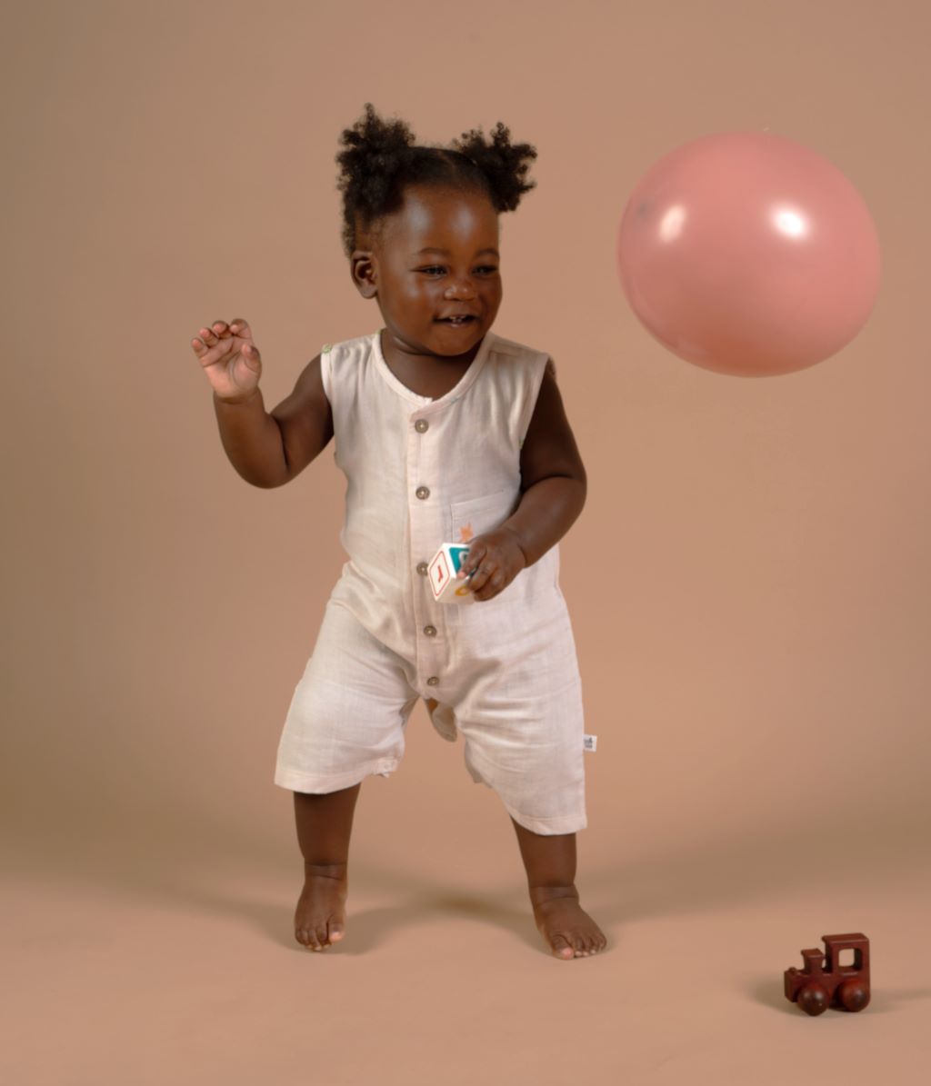 Tickle Lil Sea Sparkle Muslin Romper 0-3 Years
